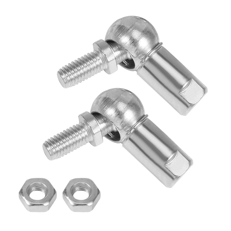 Kozelo 2pcs CS8 Angle Ball Joint - [M5x0.8 Left Female Thread, M5x0.8 Right Male Thread] Gas Spring Elbow Joint Fitting for Automotive, Hinged Door, Cupboard - Image 1